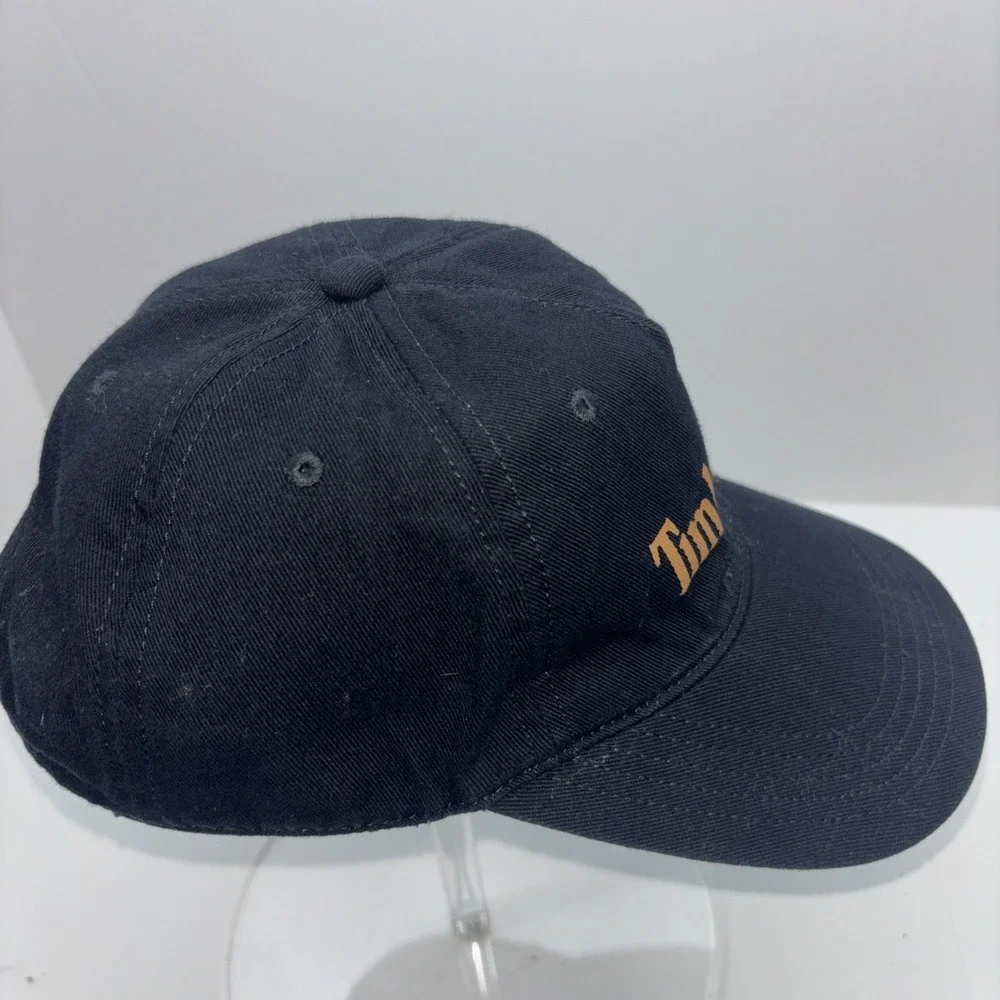 Timberland Snapback Baseball Hat Cap Black Embroidered‎ Logo Adjustable